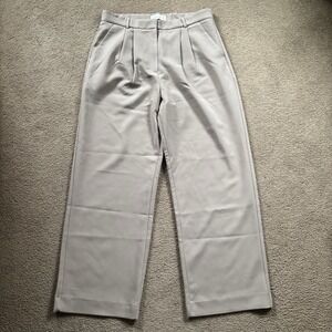 Abercrombie & Fitch Sloane Tailored Wide Leg Pant Women's 32x14 Baggy Wide Leg